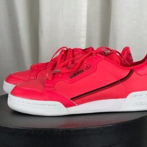 Adidas Continental 80 Shoes in Shock Red